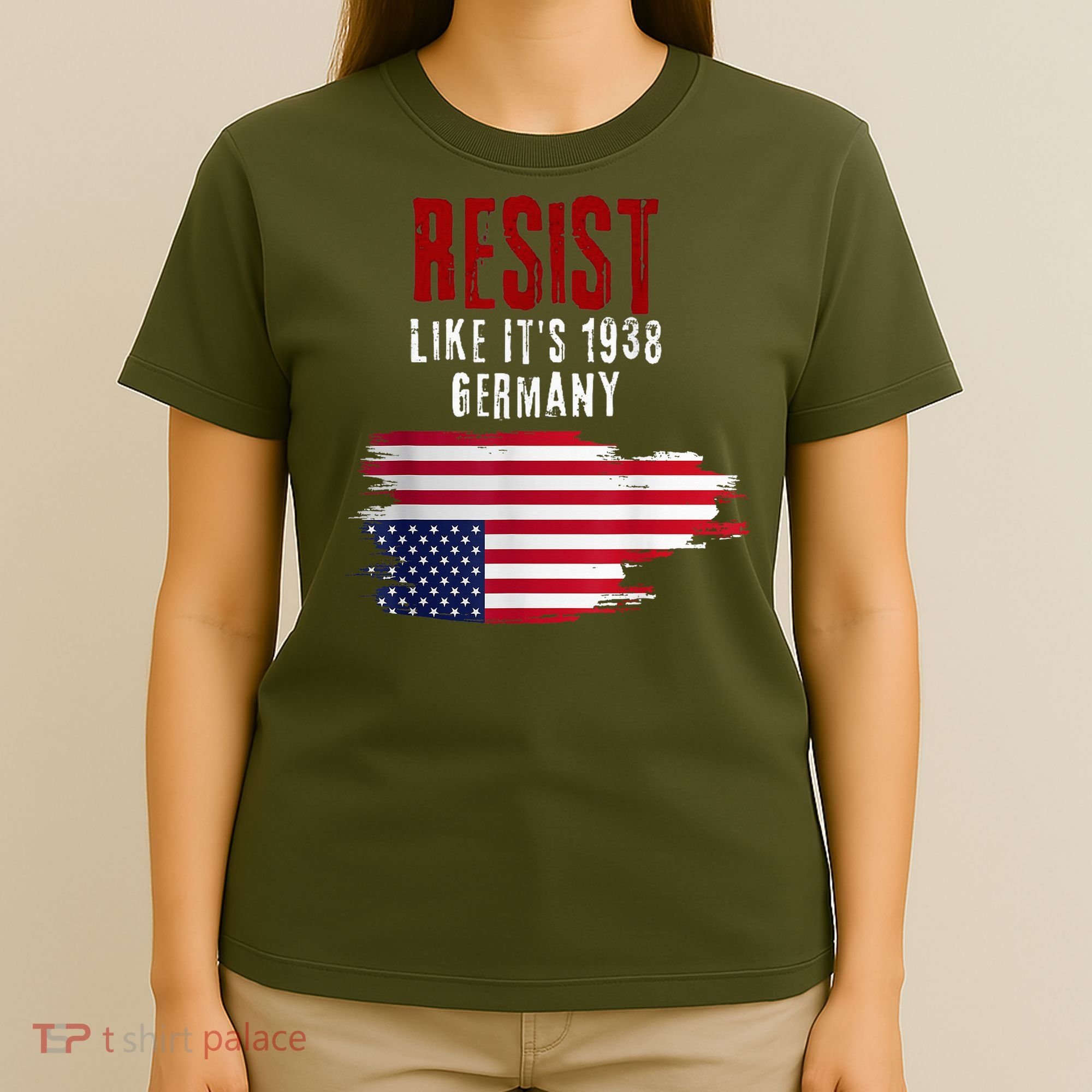 Vintage Resist Like It'S 1938 Germany Flag T-Shirt