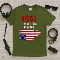 Vintage Resist Like It'S 1938 Germany Flag T-Shirt thumb 5