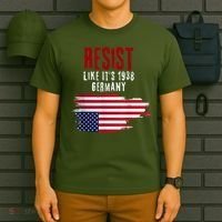 Vintage Resist Like It'S 1938 Germany Flag T-Shirt thumb 6