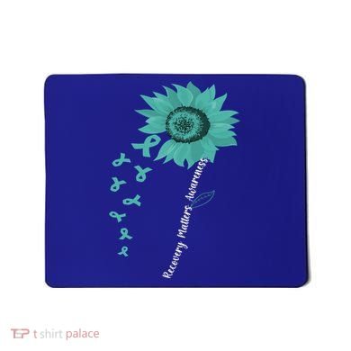 Vintage Recovery Matters Awareness Gift Mousepad