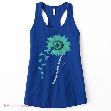 Vintage Recovery Matters Awareness Gift Women's Tank Top