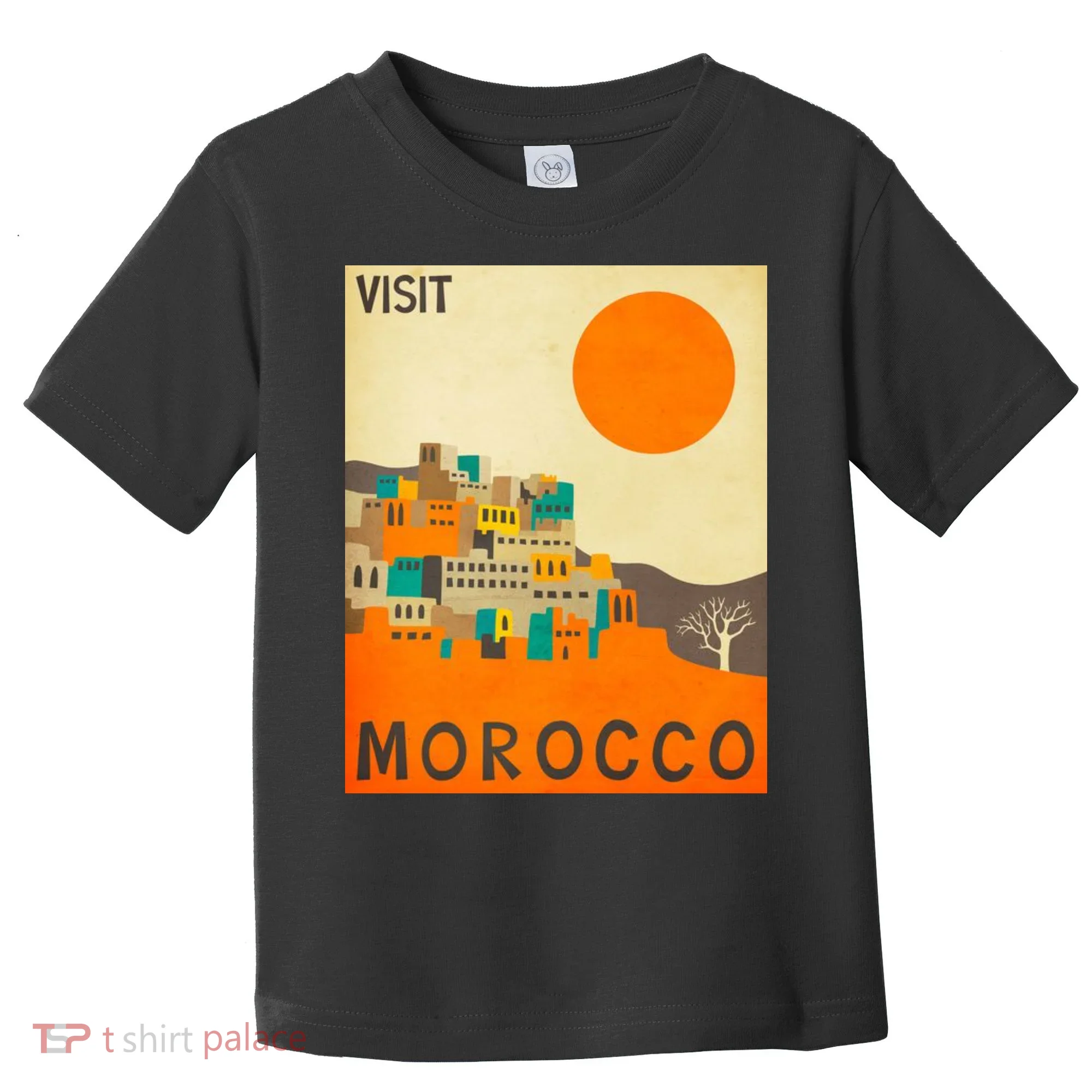 Vintage Retro Morocco Poster Toddler T-Shirt