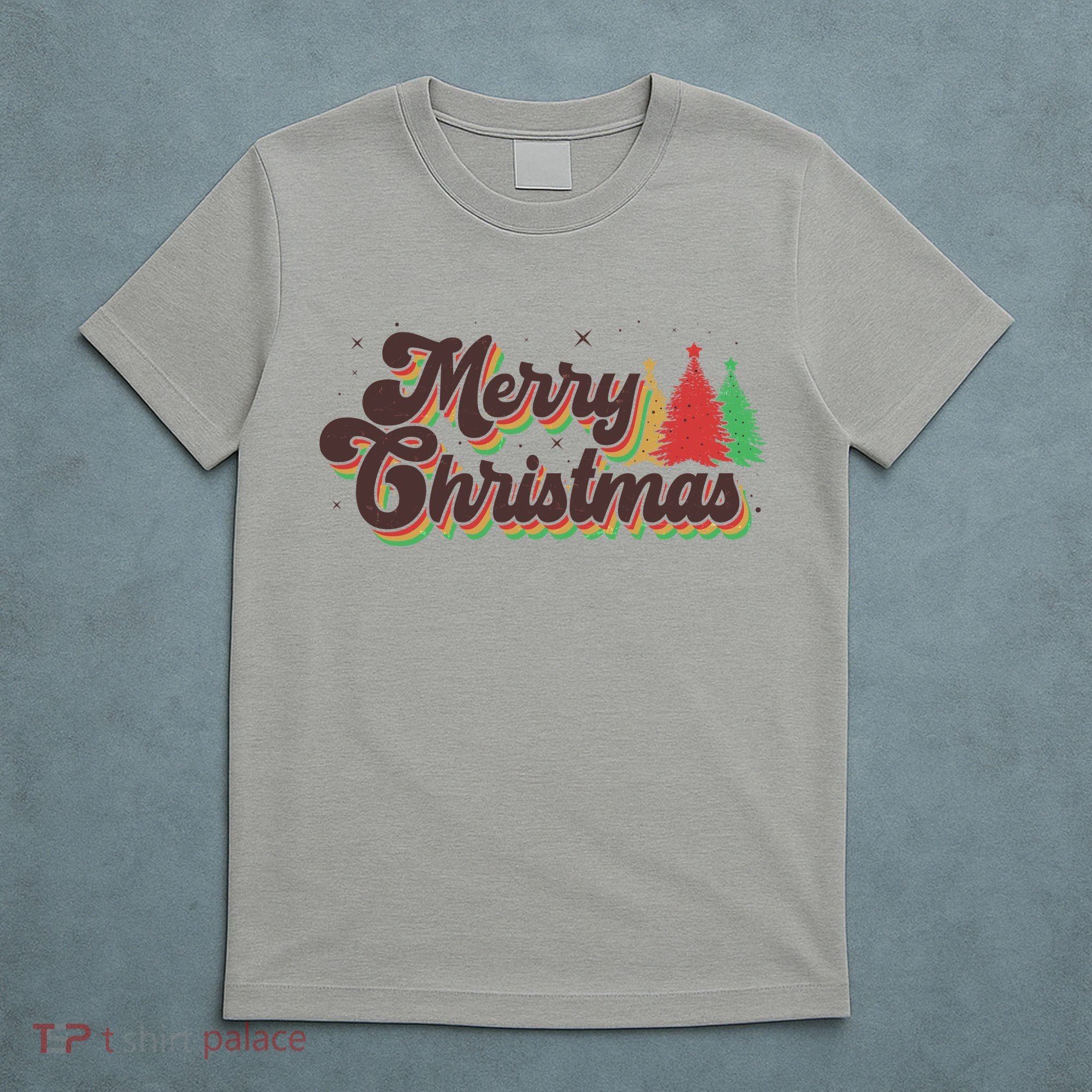 Vintage Retro Merry Christmas T-Shirt