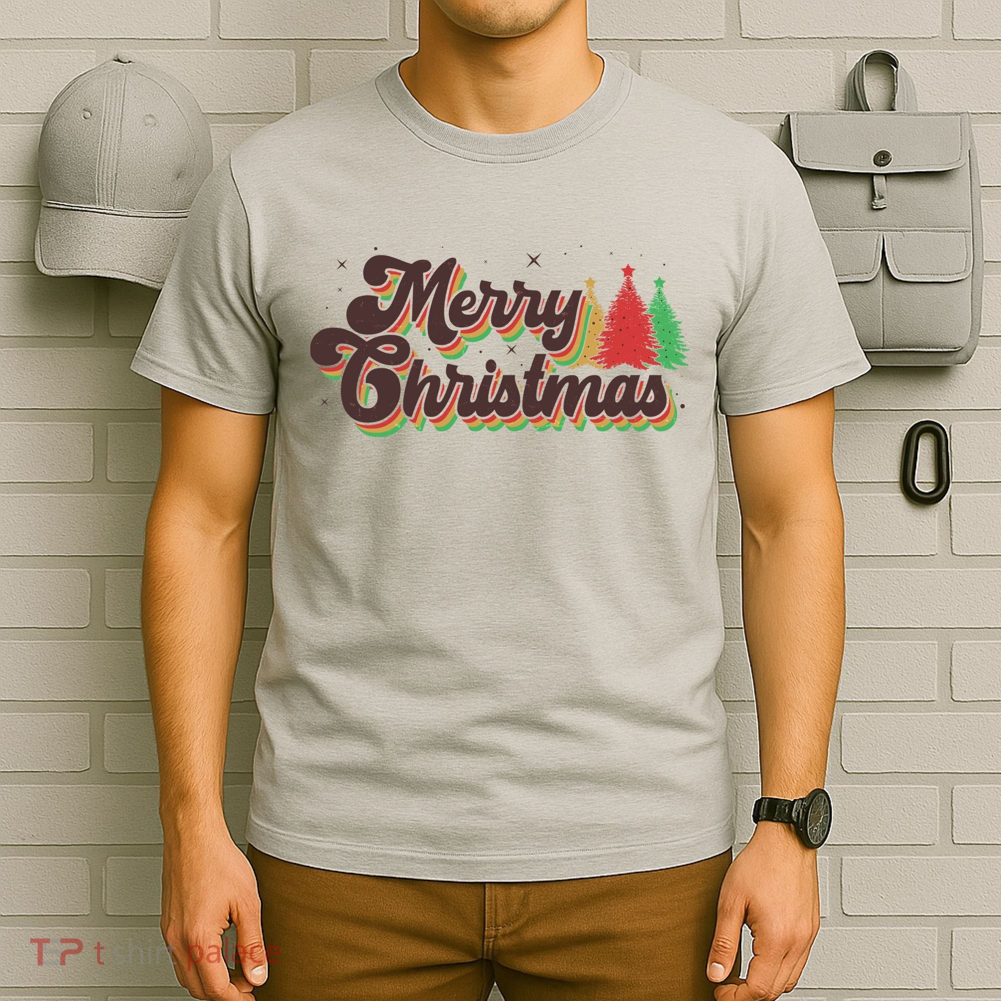 Vintage Retro Merry Christmas T-Shirt
