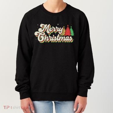 Vintage Retro Merry Christmas Women's Sweatshirt