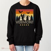 Vermont Retro Mountain Eagle Women's Sweatshirt thumb 0