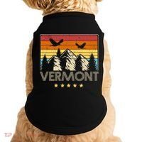 Vermont Retro Mountain Eagle Doggie Tank thumb 0