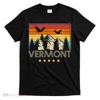Vermont Retro Mountain Eagle T-Shirt thumb 0