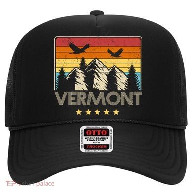 Vermont Retro Mountain Eagle Hat