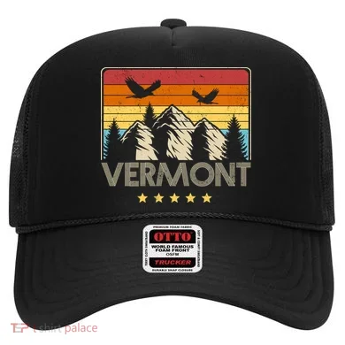 Vermont Retro Mountain Eagle Hat