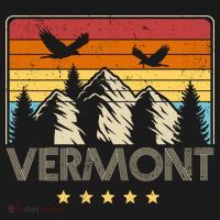 Vermont Retro Mountain Eagle Tank Top thumb 6