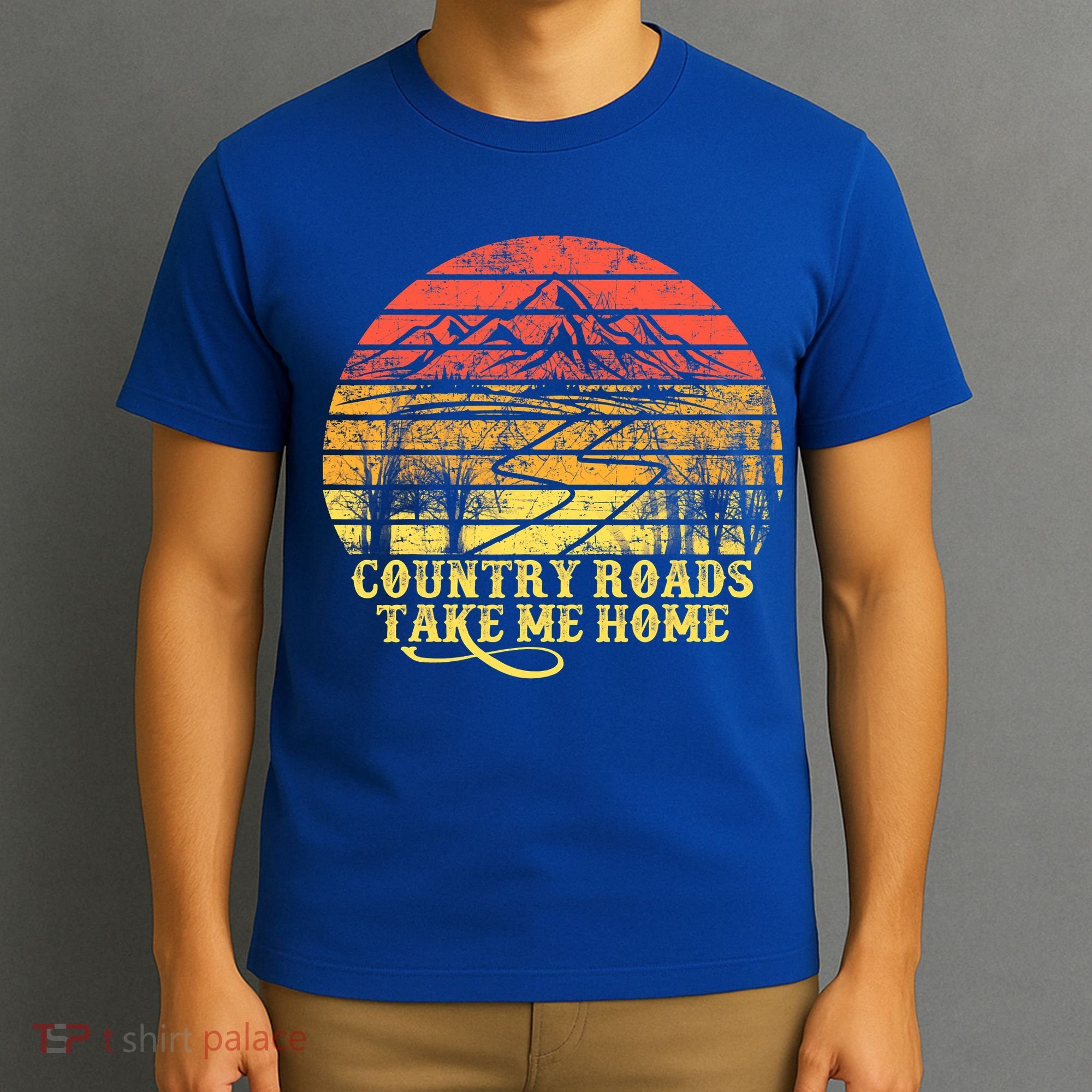 Vintage Retro Music Fans Country Roads Take Me Home T-Shirt