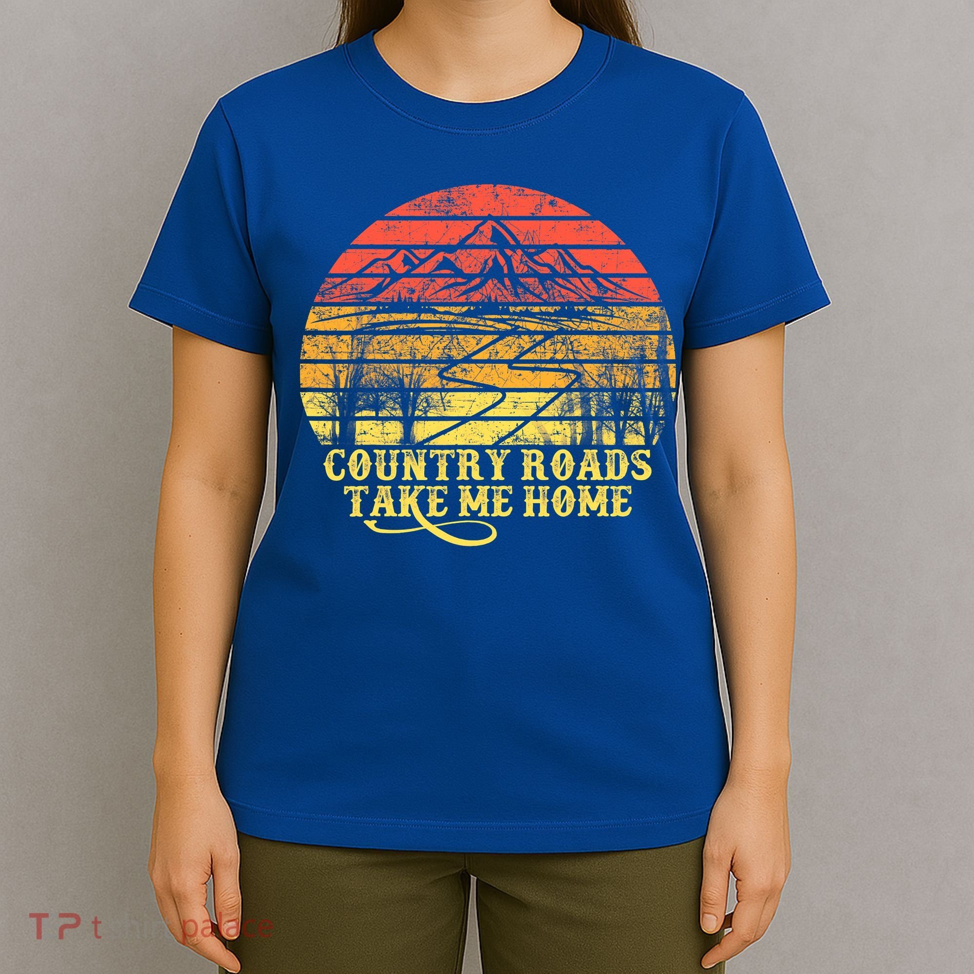 Vintage Retro Music Fans Country Roads Take Me Home T-Shirt