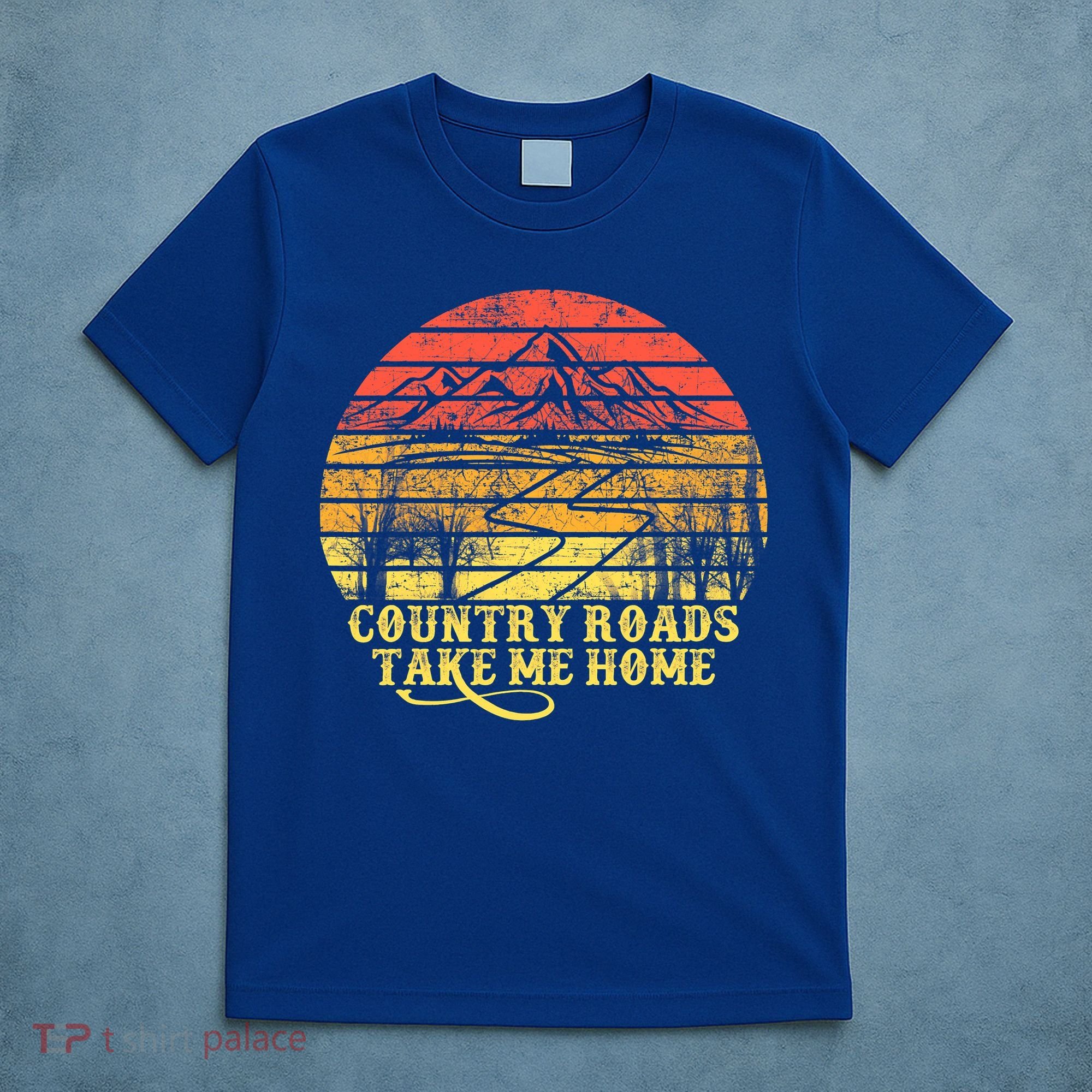 Vintage Retro Music Fans Country Roads Take Me Home T-Shirt