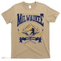 Vintage Retro Milwaukee Baseball T-Shirt thumb 0
