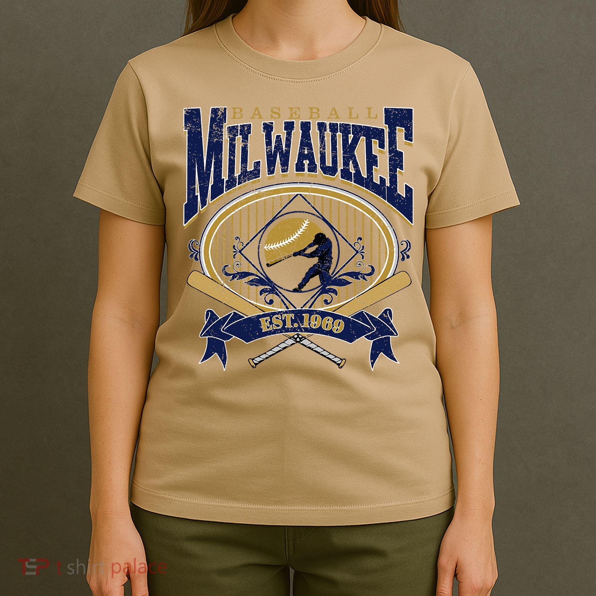 Vintage Retro Milwaukee Baseball T-Shirt