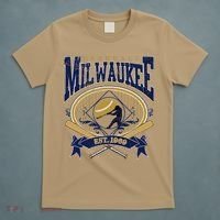 Vintage Retro Milwaukee Baseball T-Shirt thumb 5
