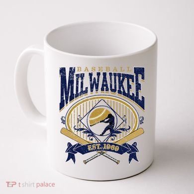 Vintage Retro Milwaukee Baseball Coffee Mug