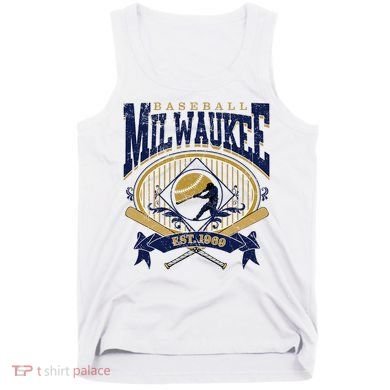 Vintage Retro Milwaukee Baseball Tank Top