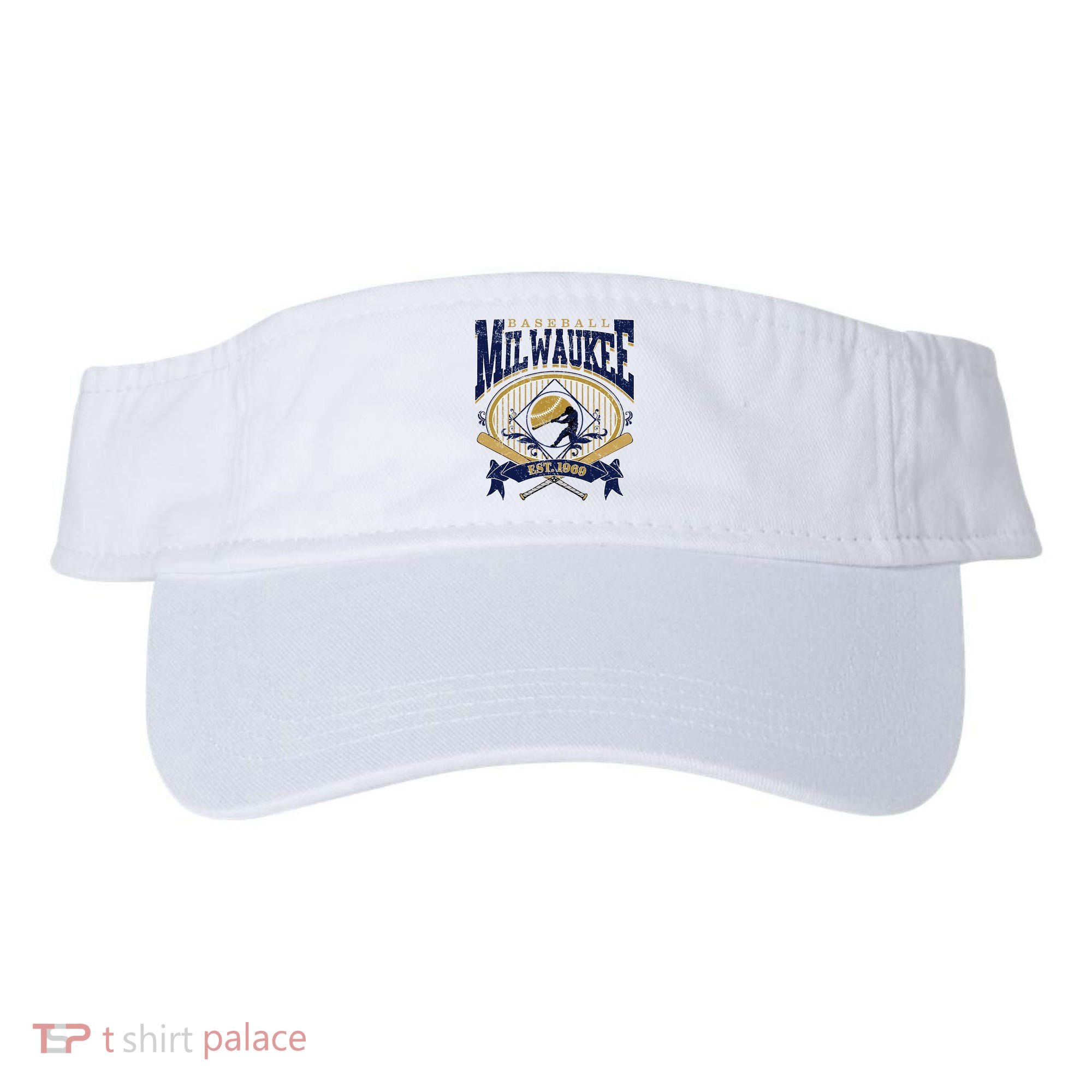 Vintage Retro Milwaukee Baseball Visor