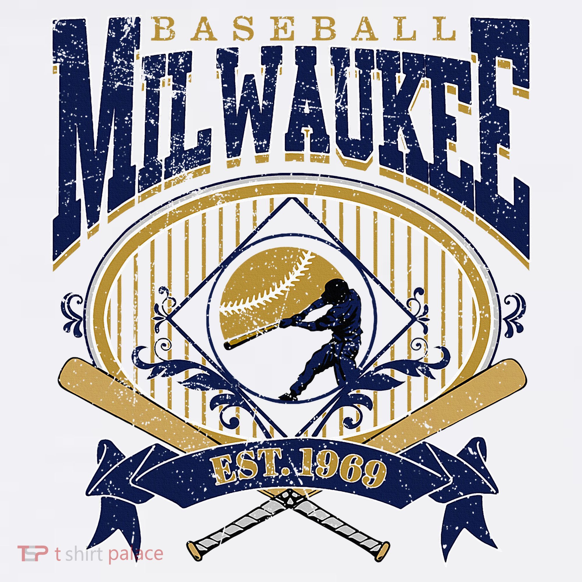 Vintage Retro Milwaukee Baseball Visor