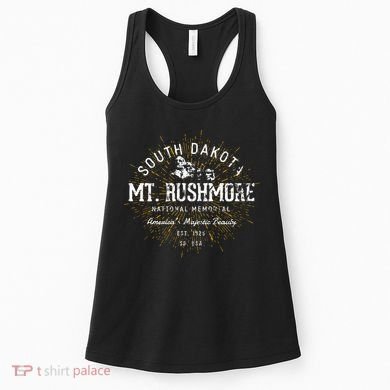 Vintage Retro Mount Rushmore National Memorial Women's Tank Top