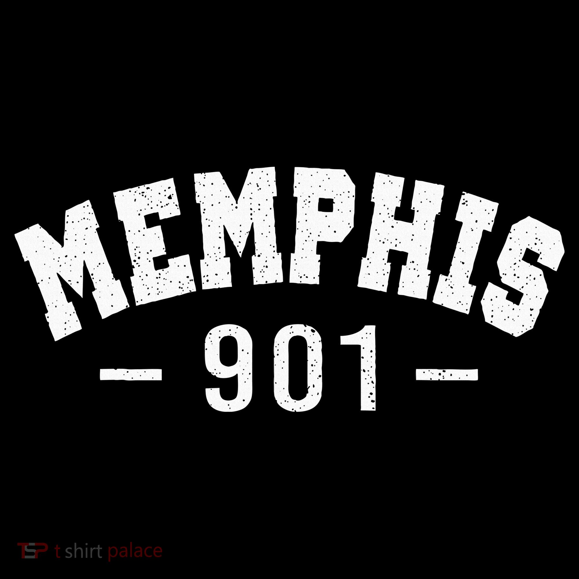 Vintage Retro Memphis City 901 Area Code Tennessee T-Shirt