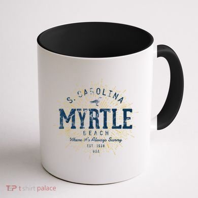 Vintage Retro Myrtle Beach Coffee Mug back