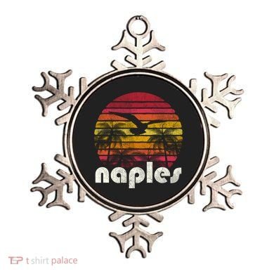 Vintage Retro Naples Fl Florida 70S 80S Style Great Gift Ornament