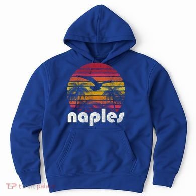Vintage Retro Naples Fl Florida 70S 80S Style Great Gift Hoodie