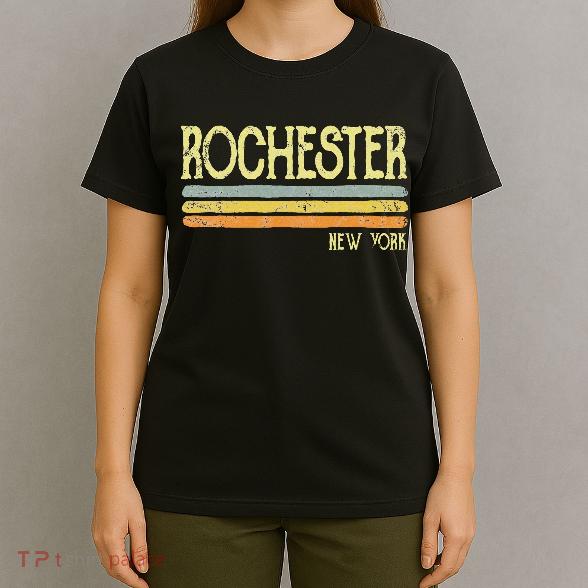 Vintage Rochester New York Ny Love Gift Souvenir T-Shirt