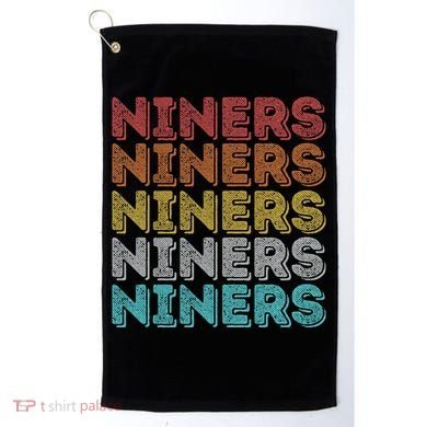 Vintage Retro Niners Golf Towel