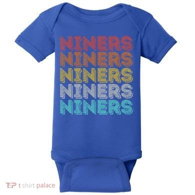 Vintage Retro Niners Baby Bodysuit