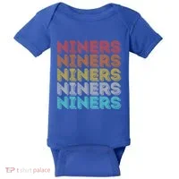 Vintage Retro Niners Baby Bodysuit thumb 0