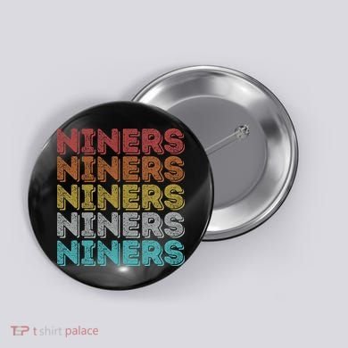 Vintage Retro Niners Button