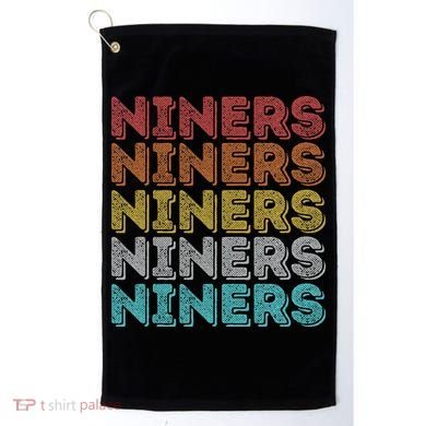 Vintage Retro Niners Golf Towel
