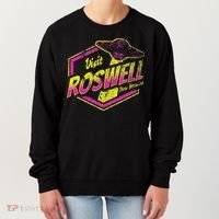 Visit Roswell New Mexico Ufo Aliens Retro Area 51 Vacation Women's Sweatshirt thumb 0