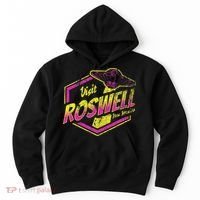 Visit Roswell New Mexico Ufo Aliens Retro Area 51 Vacation Hoodie thumb 0
