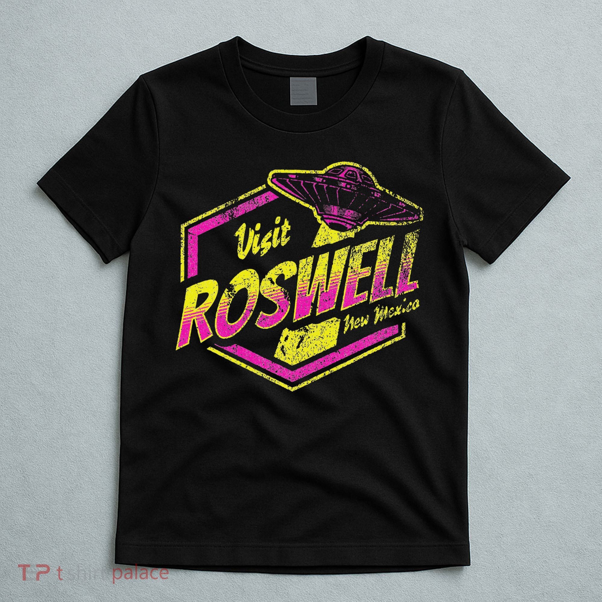 Visit Roswell New Mexico Ufo Aliens Retro Area 51 Vacation T-Shirt