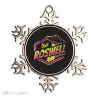 Visit Roswell New Mexico Ufo Aliens Retro Area 51 Vacation Ornament thumb 0
