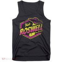 Visit Roswell New Mexico Ufo Aliens Retro Area 51 Vacation Tank Top thumb 0