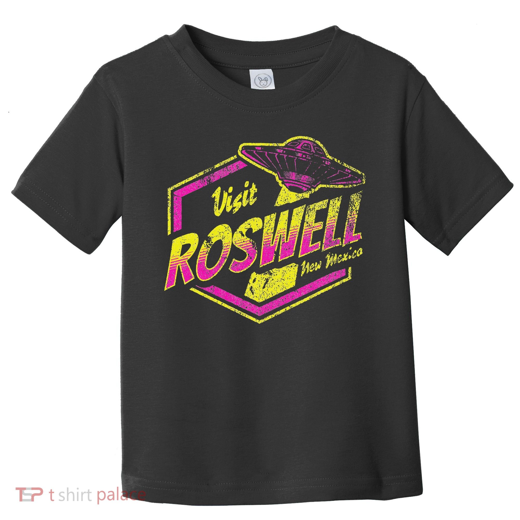 Visit Roswell New Mexico Ufo Aliens Retro Area 51 Vacation Toddler T-Shirt