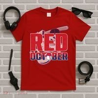 Vintage Red October Philly Philadelphia Baseball Vintage T-Shirt thumb 5
