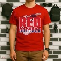 Vintage Red October Philly Philadelphia Baseball Vintage T-Shirt thumb 6