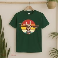 Vintage Rock One Drummer Drum Sticks T-Shirt thumb 2