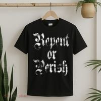 Vintage Repent or Parish Christian T-Shirt thumb 2