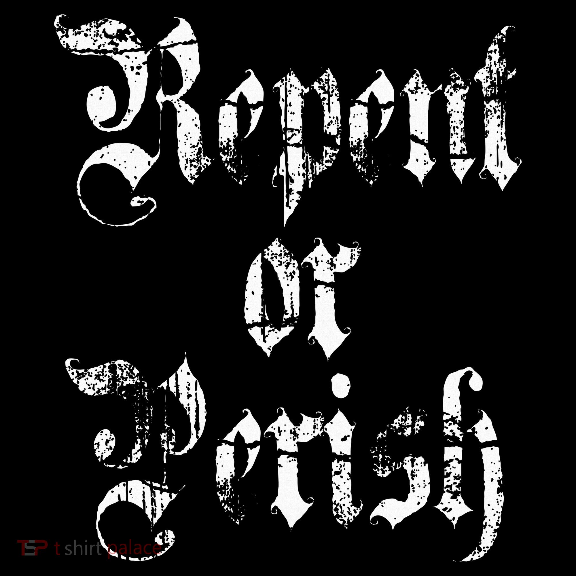 Vintage Repent or Parish Christian T-Shirt