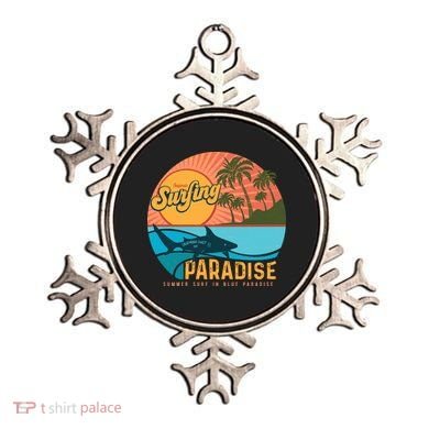 Vintage Retro Orignal Surfing Paradise Shark Ornament