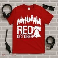 Vintage Red October Philadelphia Skyline Baseball T-Shirt thumb 5