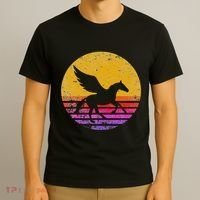 Vintage Retro Pegasus Greek Mythology T-Shirt thumb 3